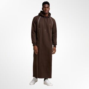 Influence Athleisure Men's Bilal Hoodie Thobe Brown NWT Size L